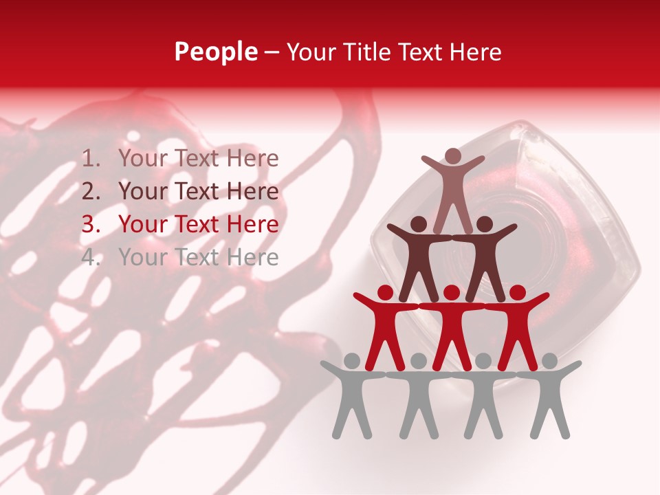 Macro Female Nail PowerPoint Template