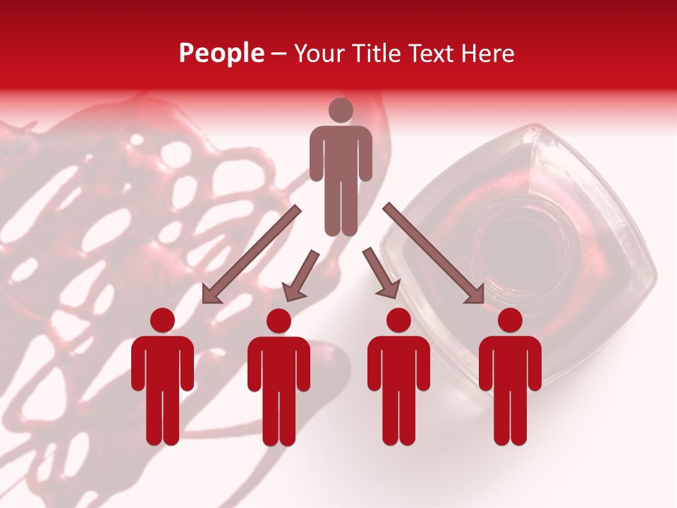 Macro Female Nail PowerPoint Template
