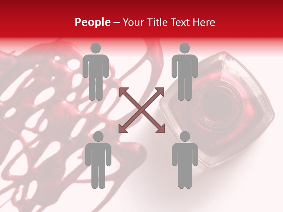 Macro Female Nail PowerPoint Template