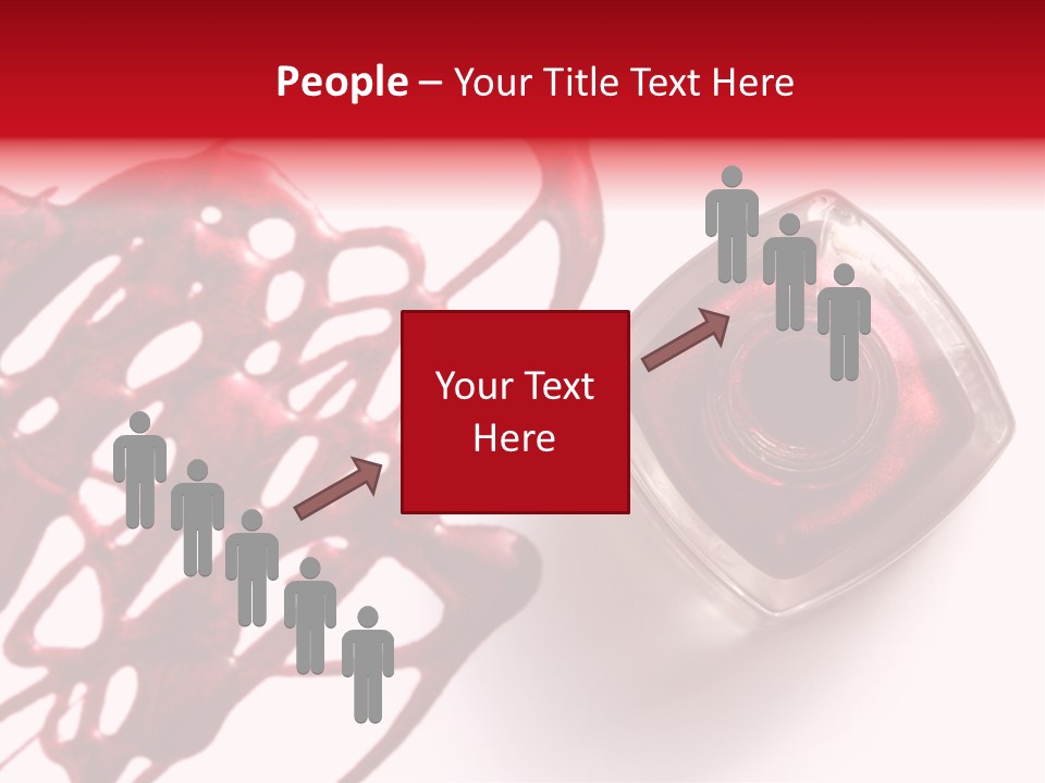 Macro Female Nail PowerPoint Template