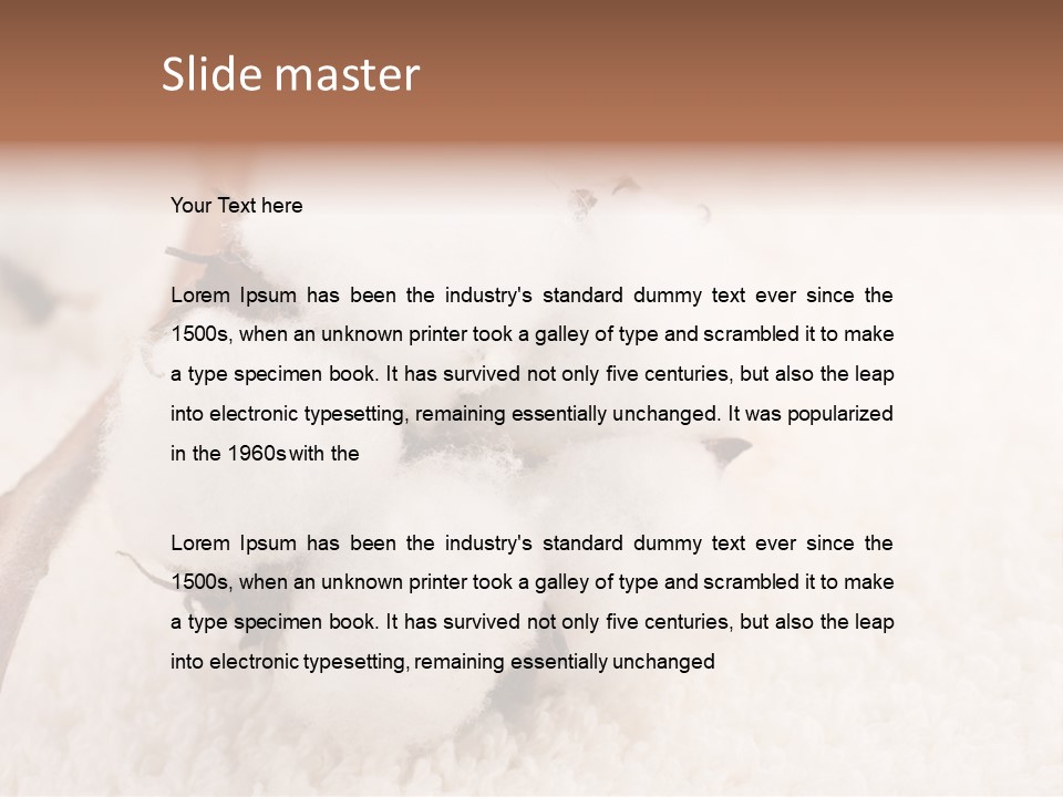 Fabric Farm Grow PowerPoint Template