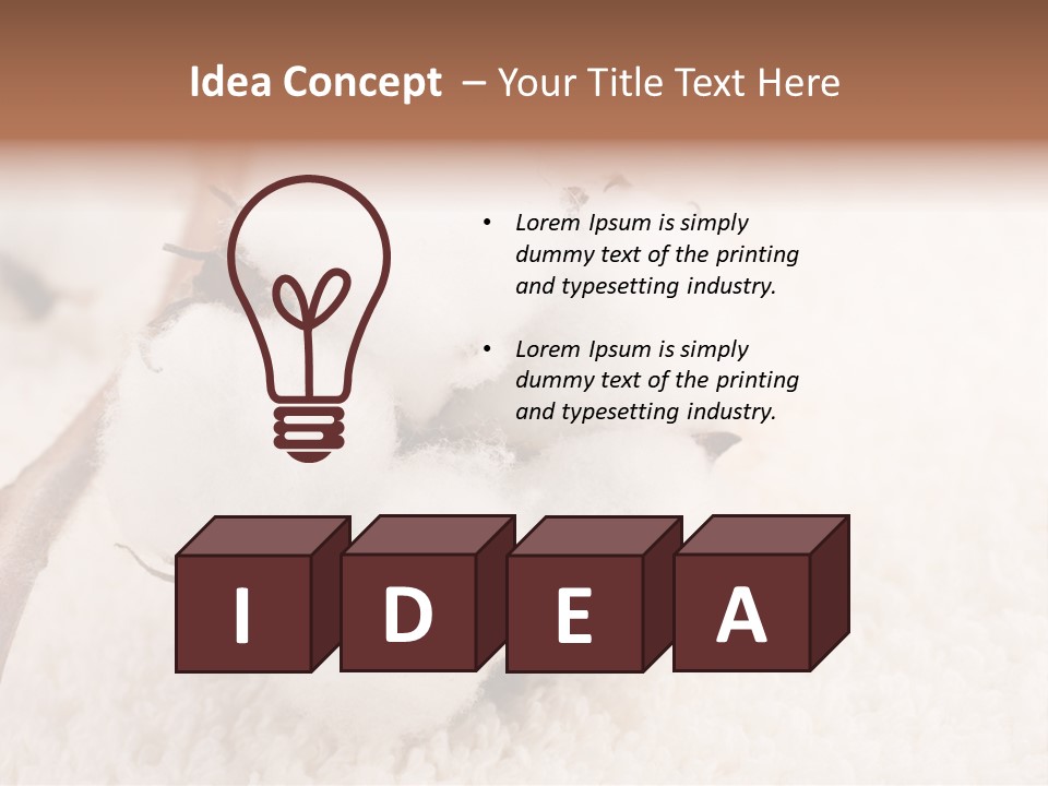 Fabric Farm Grow PowerPoint Template