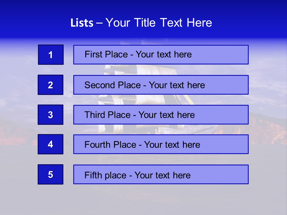 Sailing Ships PowerPoint Template