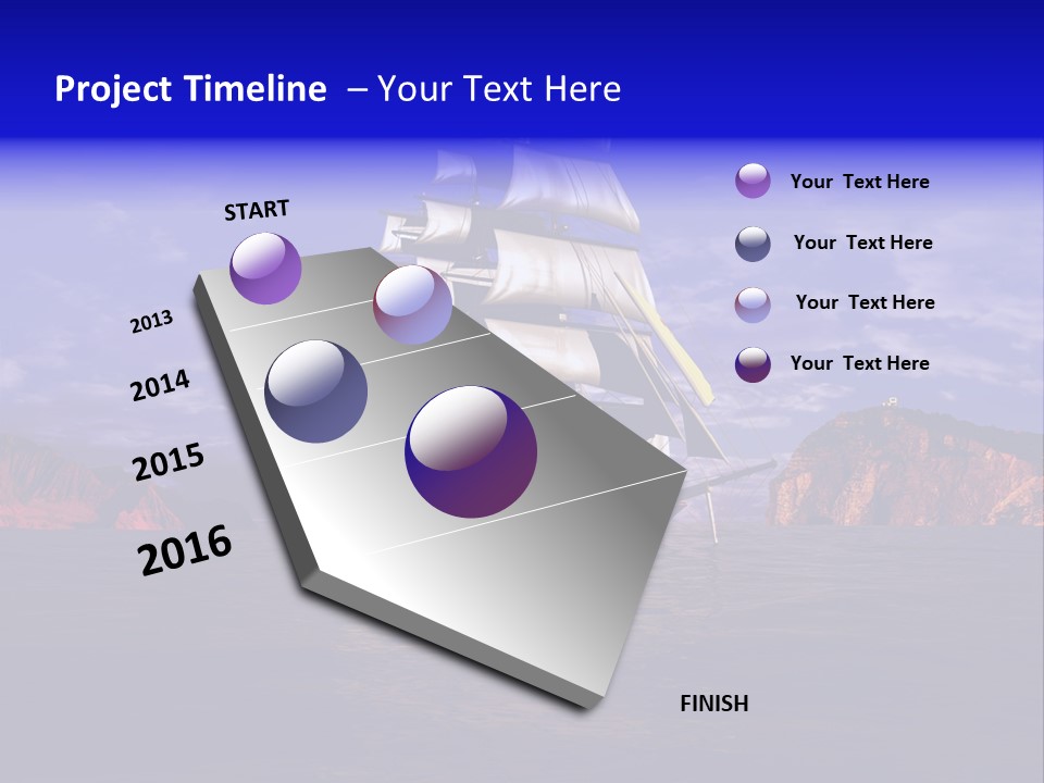 Sailing Ships PowerPoint Template