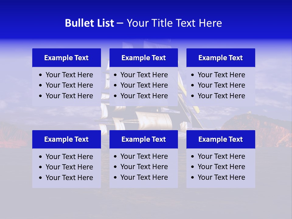 Sailing Ships PowerPoint Template