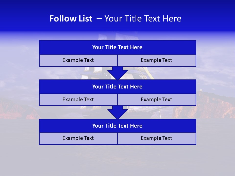 Sailing Ships PowerPoint Template