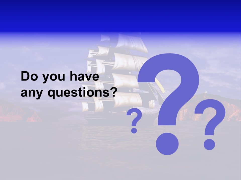 Sailing Ships PowerPoint Template