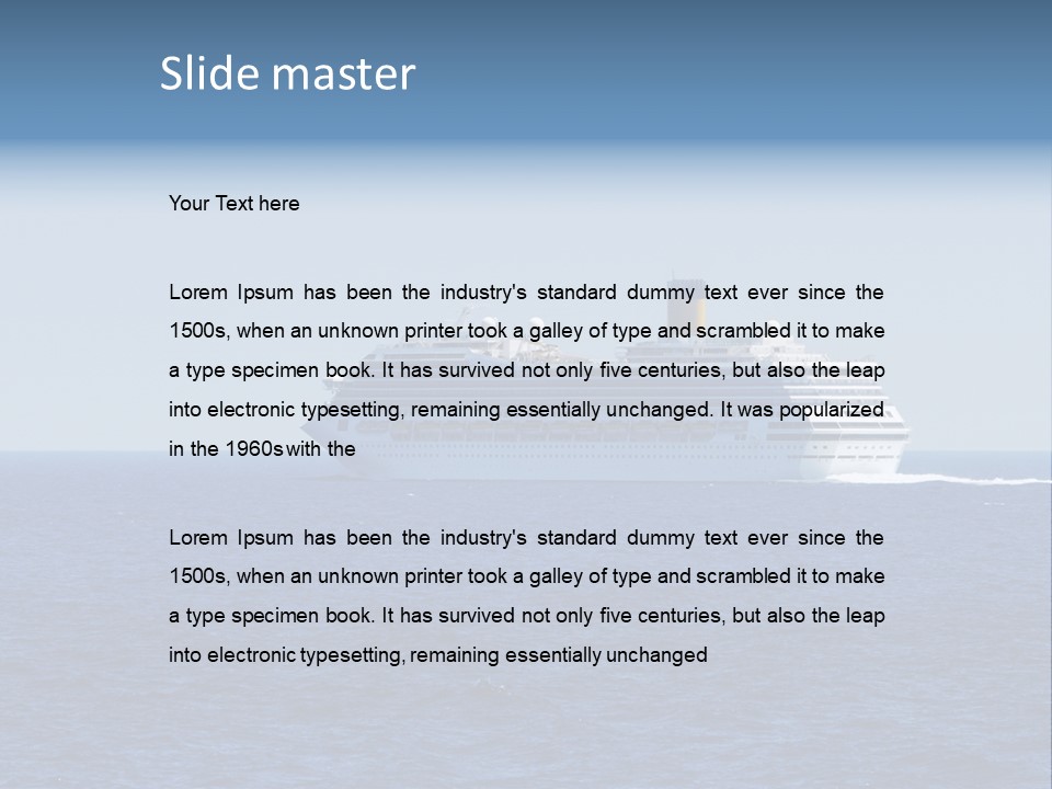 Coast Marine Huge PowerPoint Template