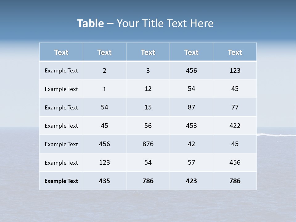 Coast Marine Huge PowerPoint Template