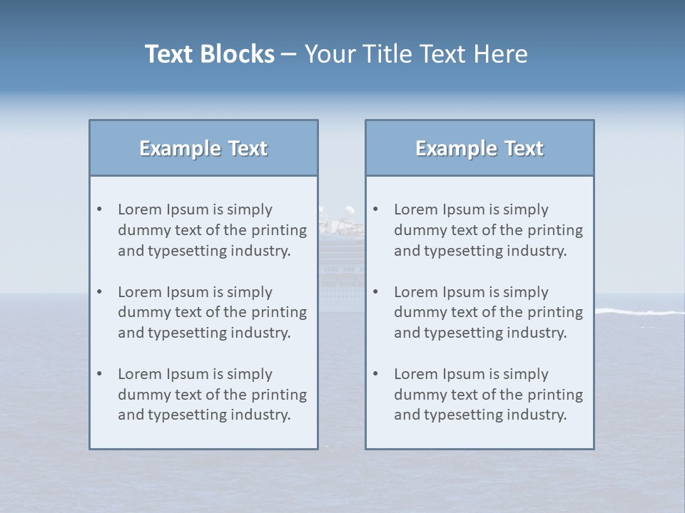 Coast Marine Huge PowerPoint Template