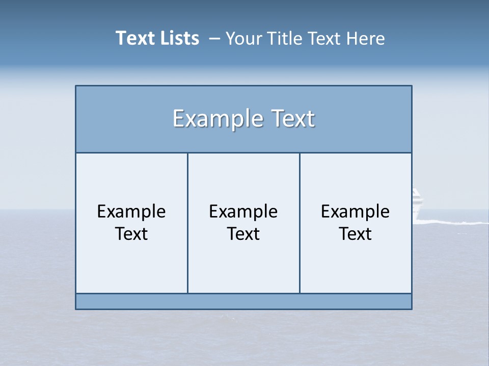 Coast Marine Huge PowerPoint Template