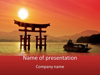 Japan Land Of The Rising Sun PowerPoint Template