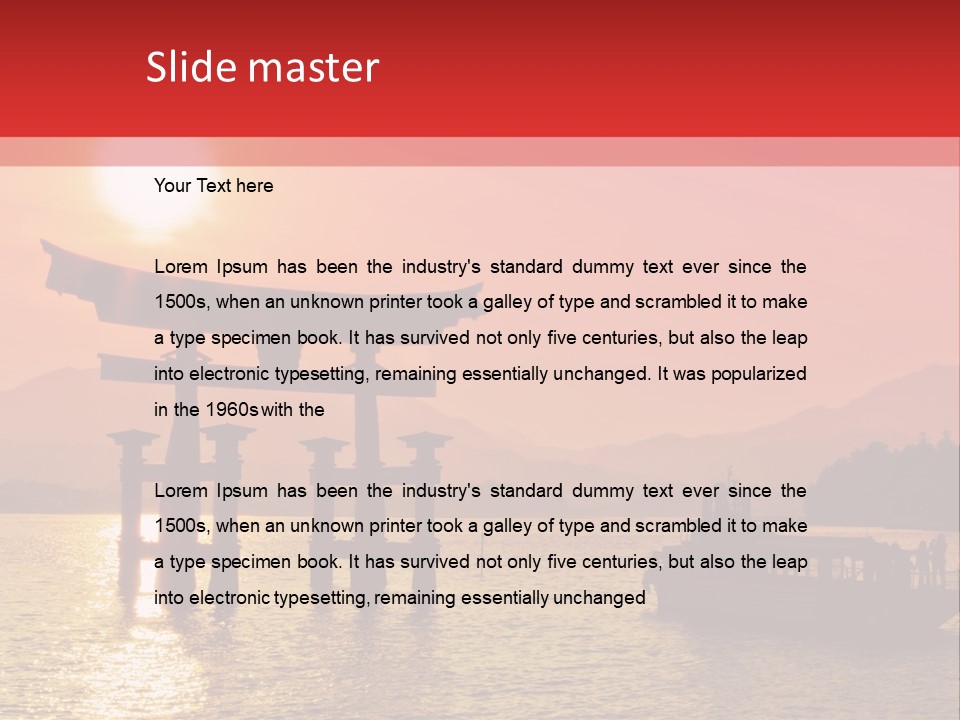 Japan Land Of The Rising Sun PowerPoint Template