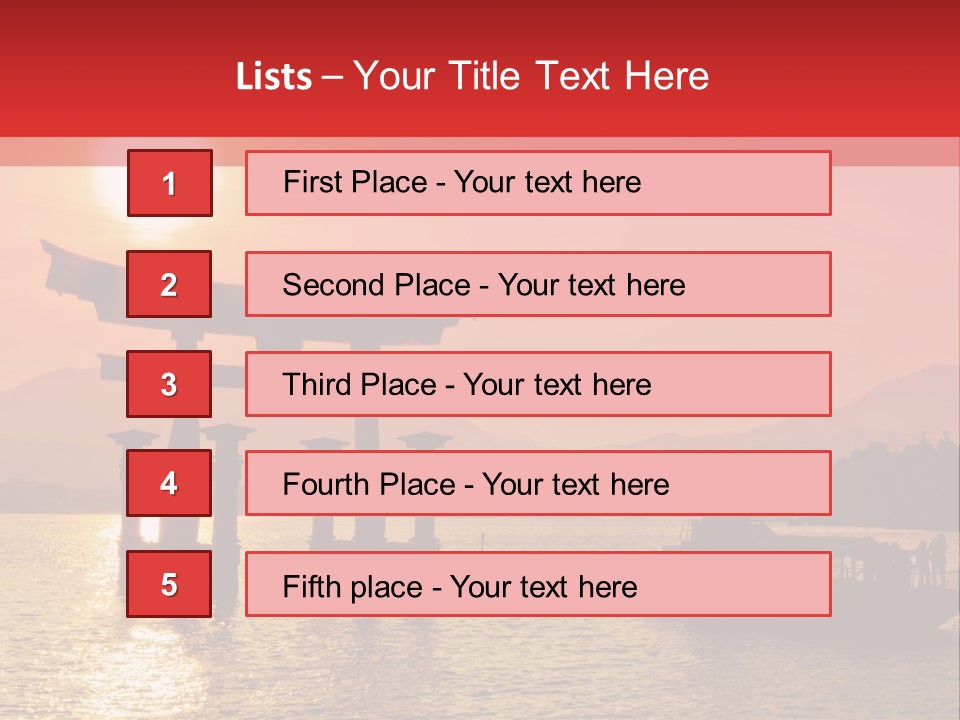 Japan Land Of The Rising Sun PowerPoint Template