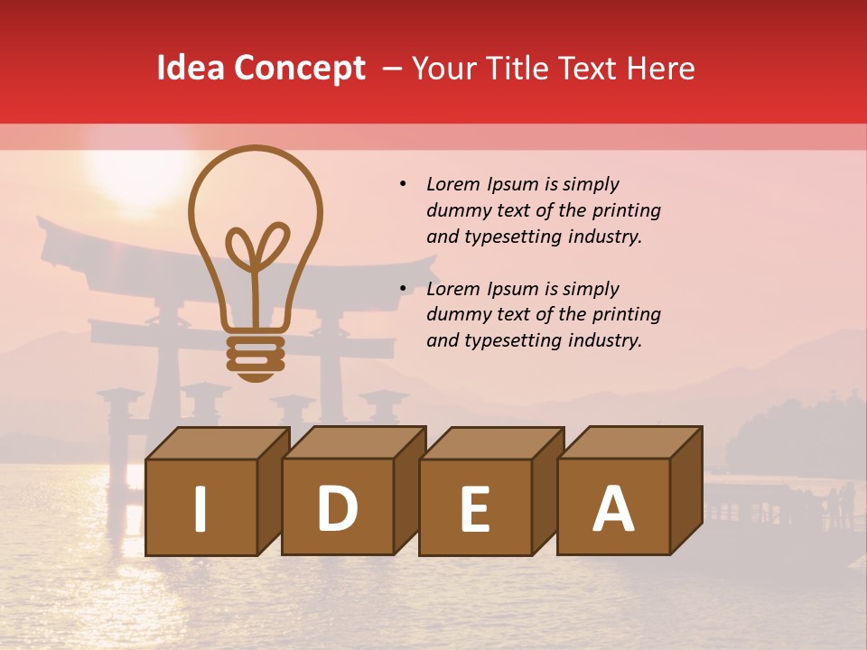 Japan Land Of The Rising Sun PowerPoint Template