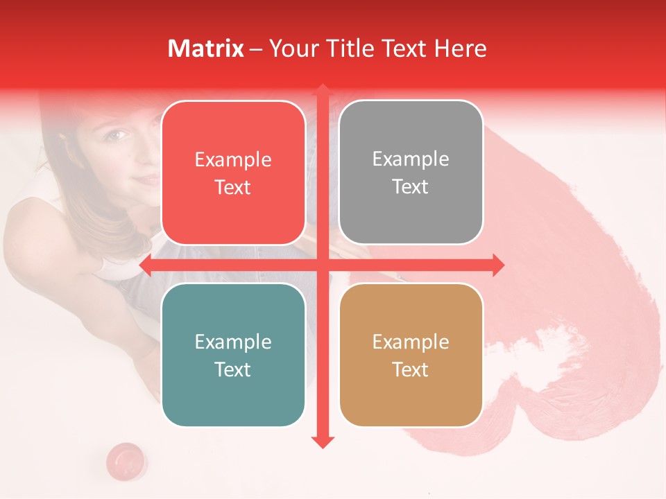 Talent Heart Symbol PowerPoint Template