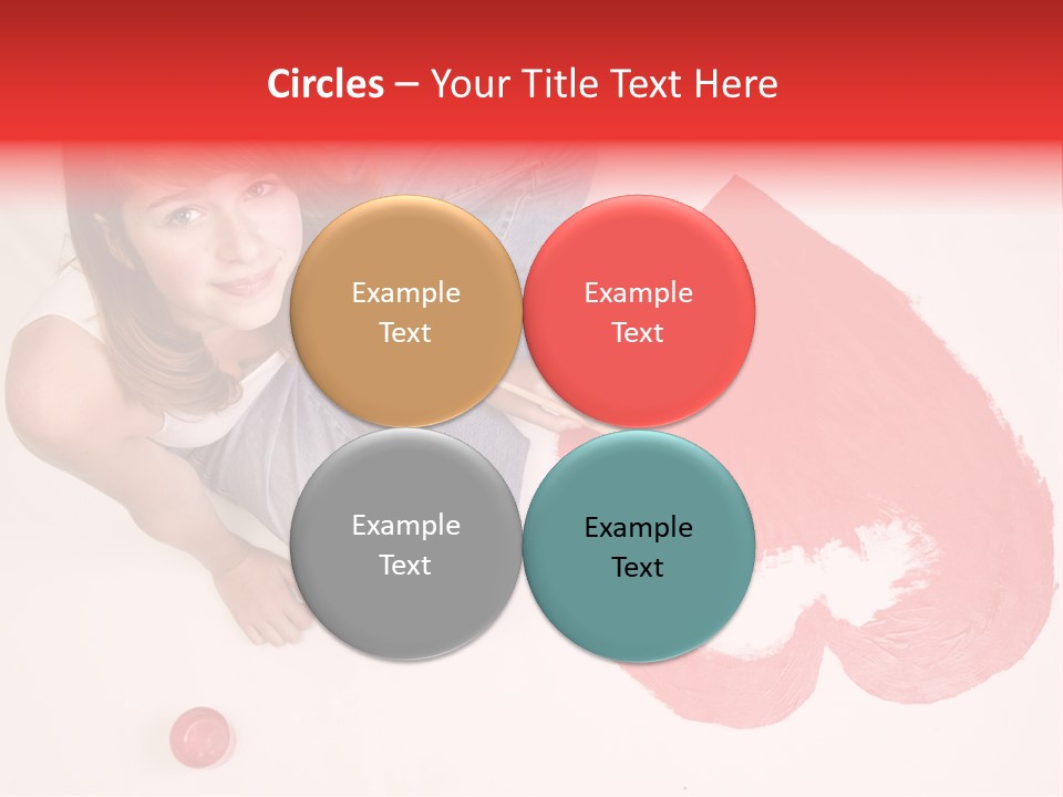 Talent Heart Symbol PowerPoint Template