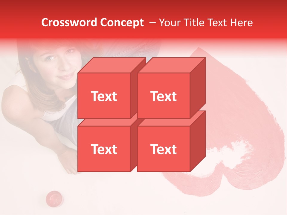 Talent Heart Symbol PowerPoint Template