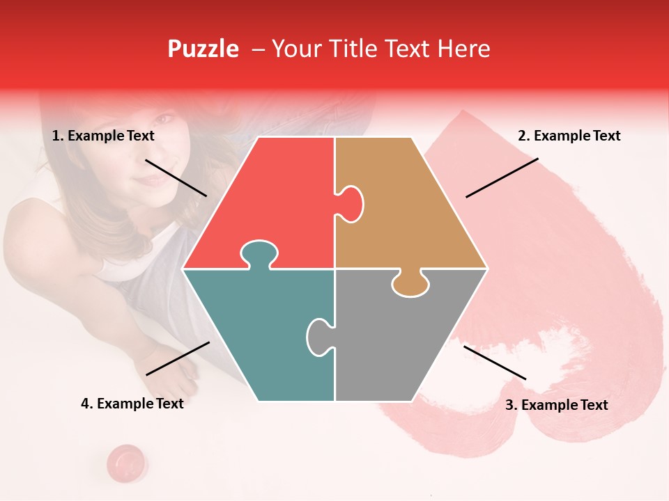 Talent Heart Symbol PowerPoint Template