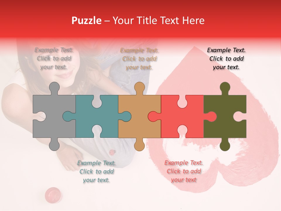 Talent Heart Symbol PowerPoint Template