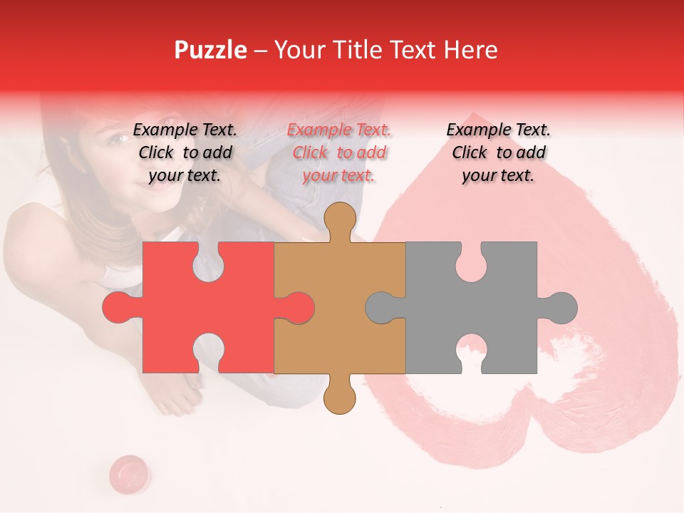 Talent Heart Symbol PowerPoint Template