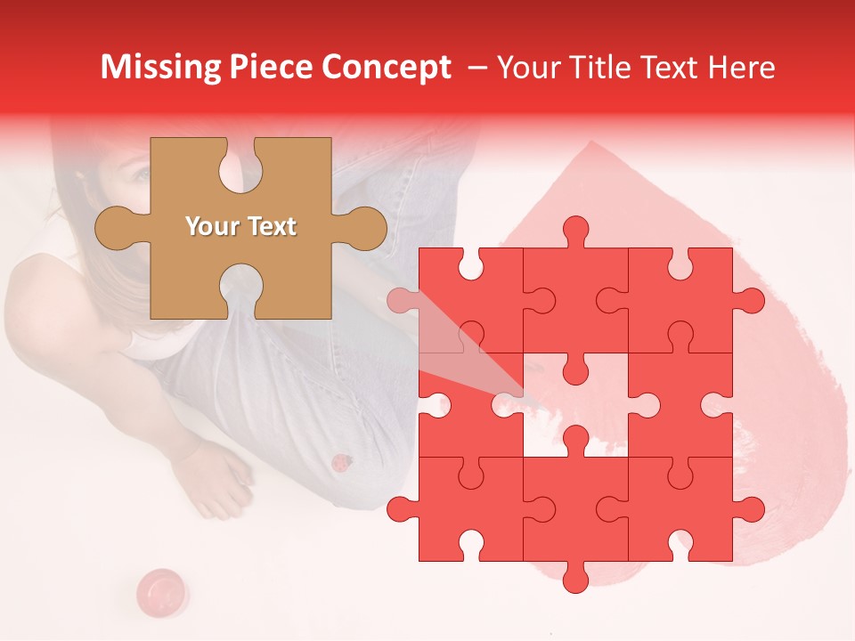 Talent Heart Symbol PowerPoint Template