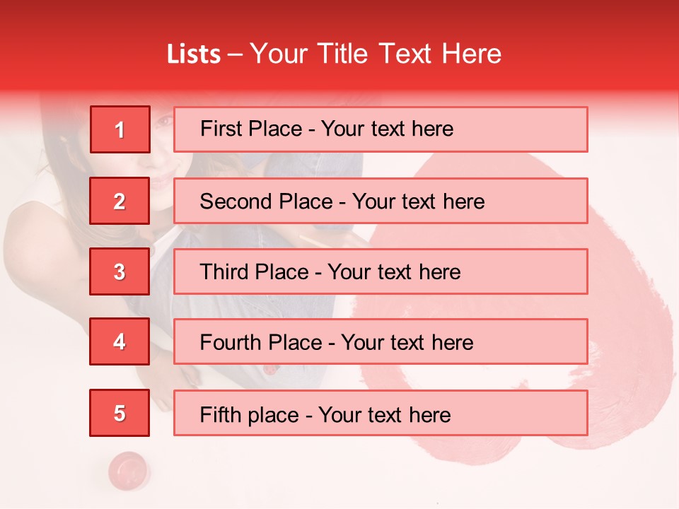 Talent Heart Symbol PowerPoint Template