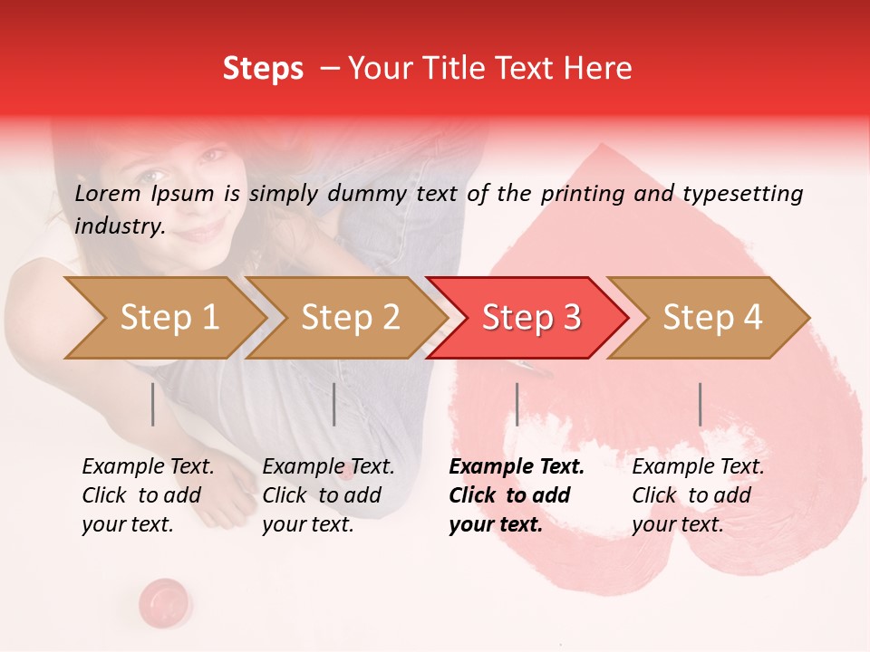 Talent Heart Symbol PowerPoint Template