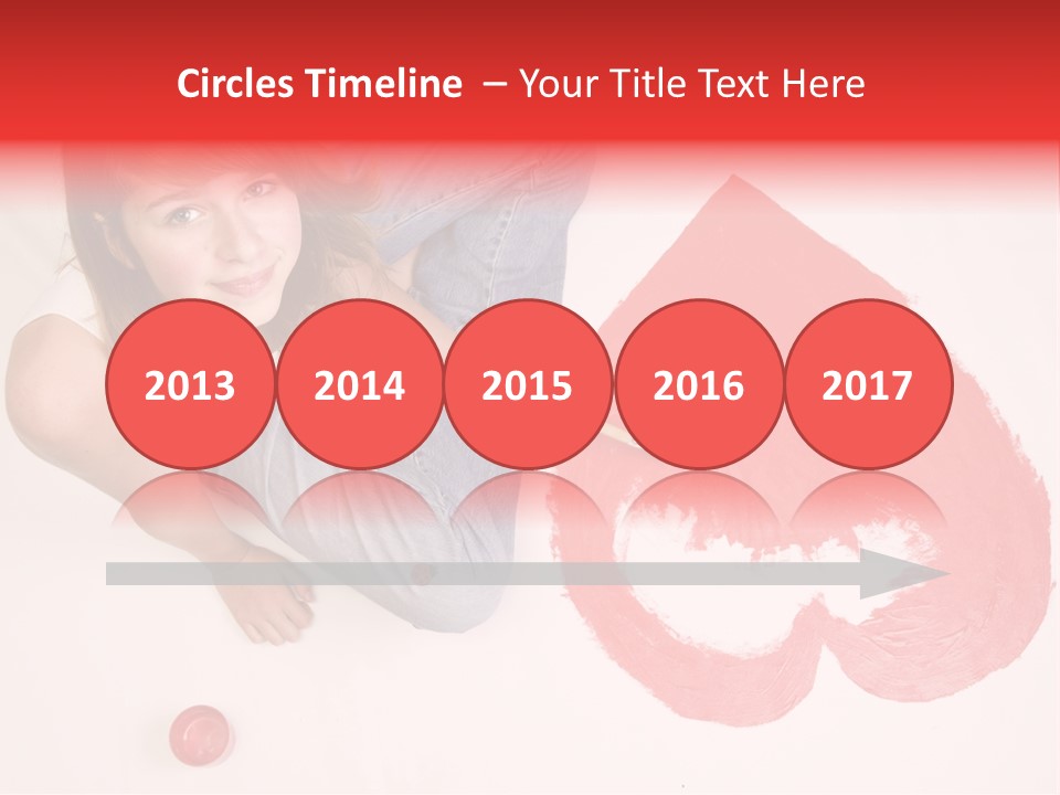 Talent Heart Symbol PowerPoint Template