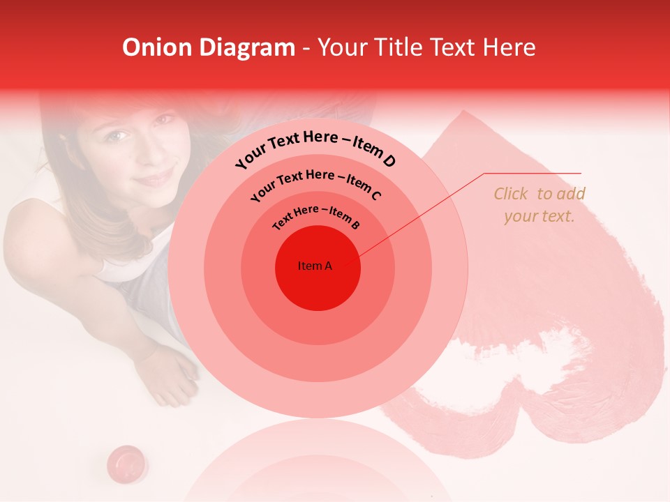 Talent Heart Symbol PowerPoint Template