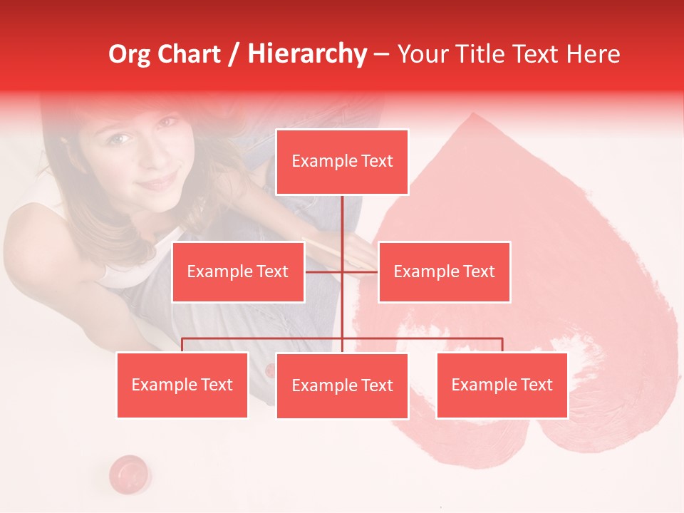 Talent Heart Symbol PowerPoint Template
