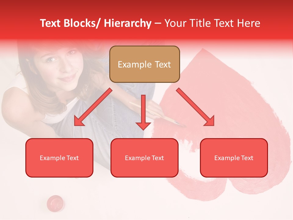 Talent Heart Symbol PowerPoint Template