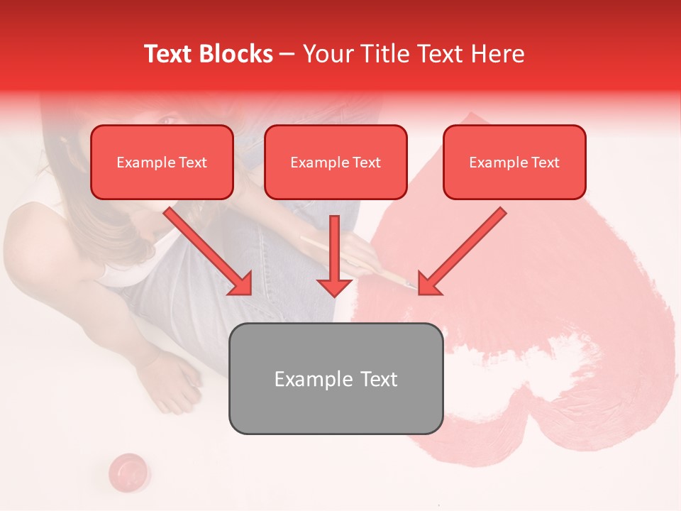 Talent Heart Symbol PowerPoint Template