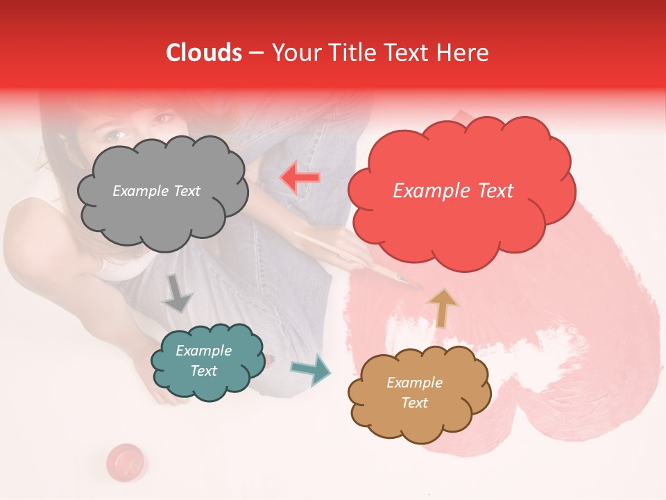Talent Heart Symbol PowerPoint Template