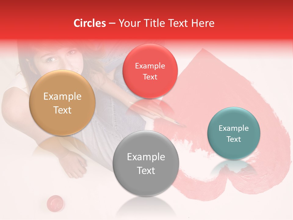 Talent Heart Symbol PowerPoint Template