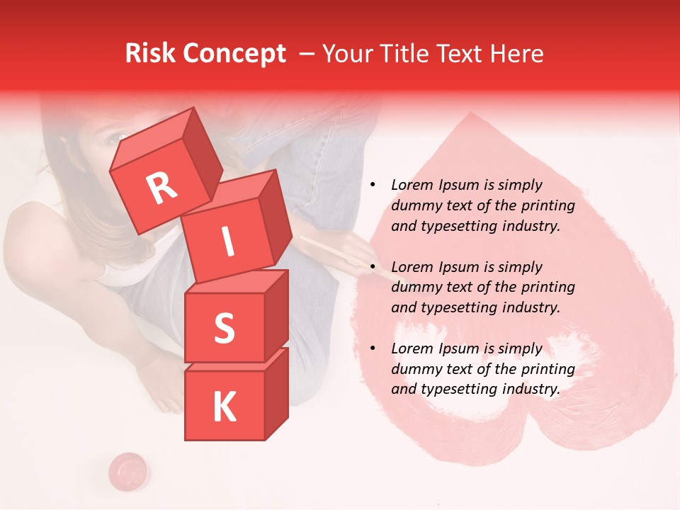 Talent Heart Symbol PowerPoint Template
