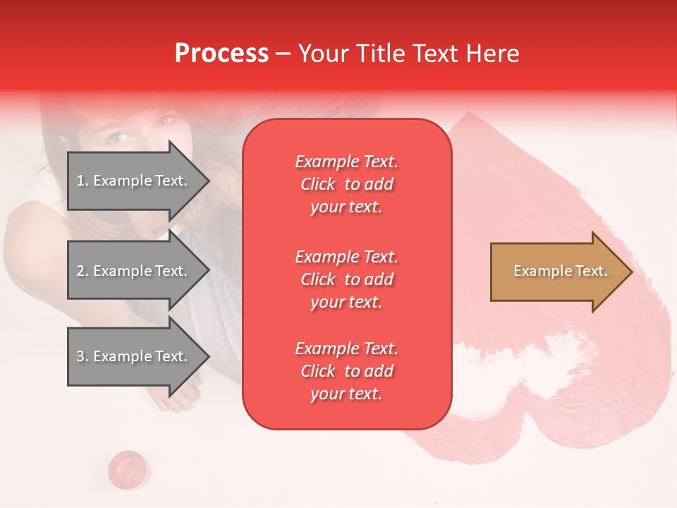 Talent Heart Symbol PowerPoint Template