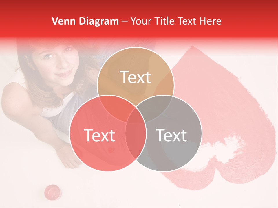 Talent Heart Symbol PowerPoint Template