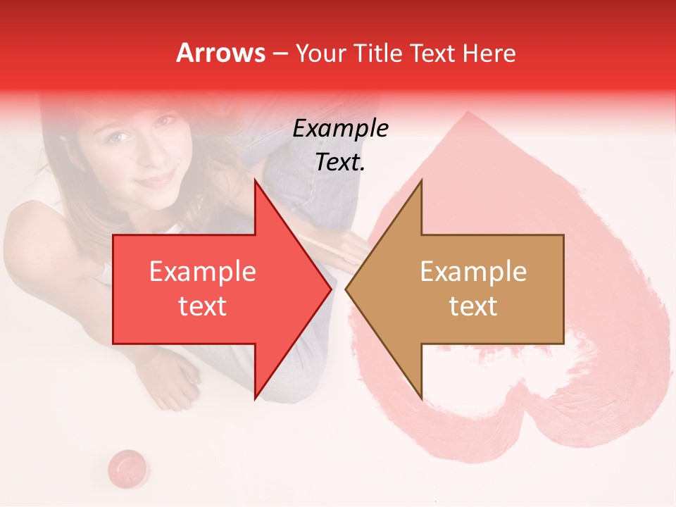 Talent Heart Symbol PowerPoint Template
