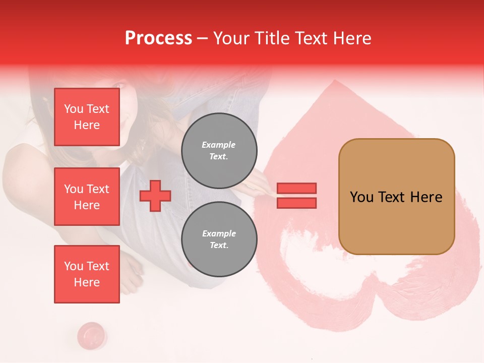 Talent Heart Symbol PowerPoint Template