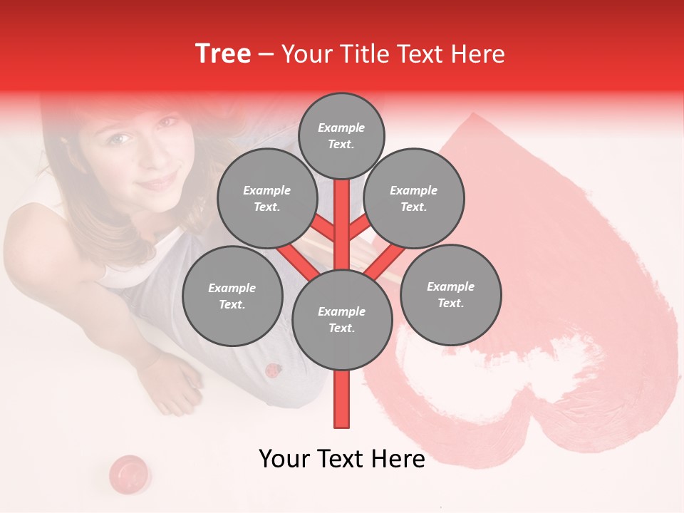 Talent Heart Symbol PowerPoint Template