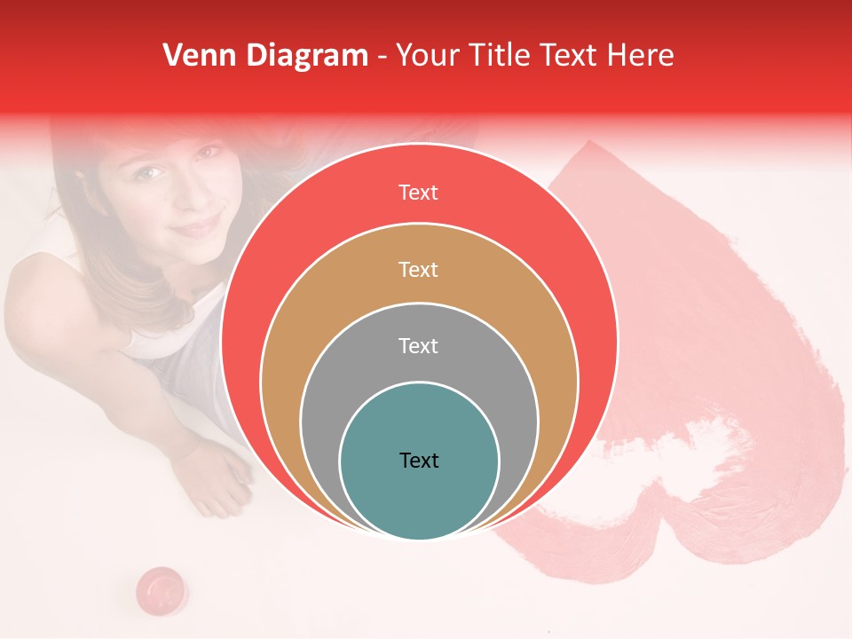Talent Heart Symbol PowerPoint Template