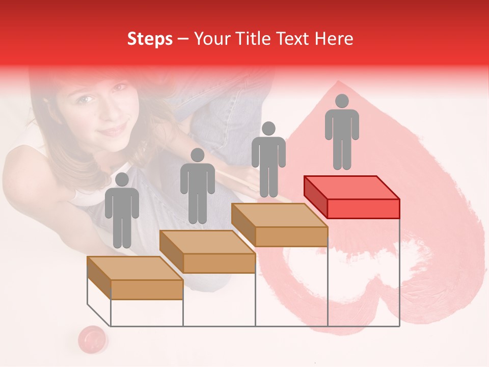 Talent Heart Symbol PowerPoint Template