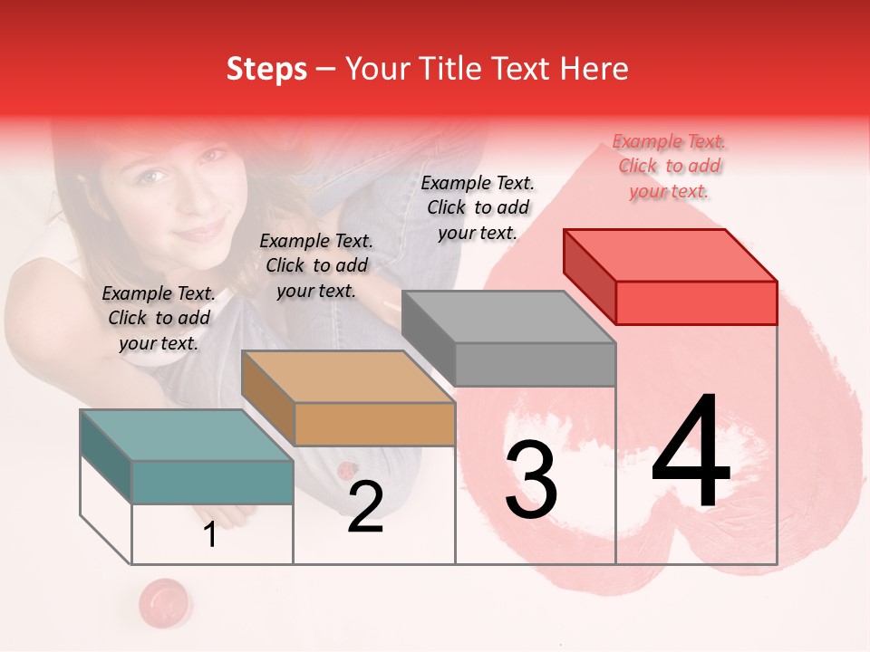 Talent Heart Symbol PowerPoint Template