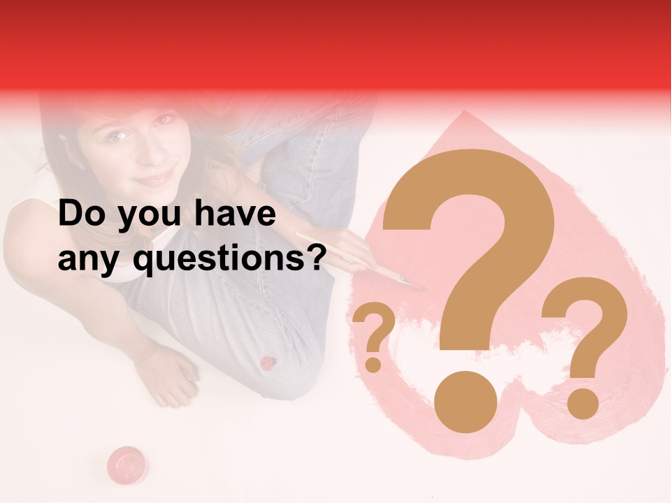 Talent Heart Symbol PowerPoint Template