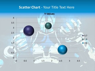 Female Cyborg PowerPoint Template