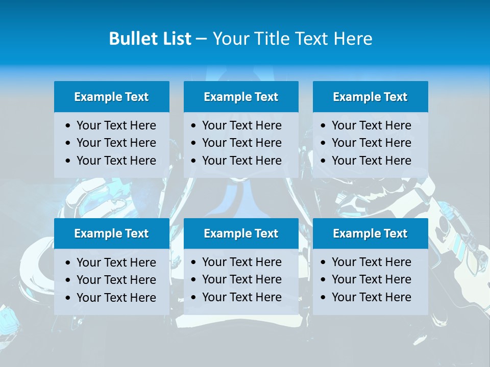 Female Cyborg PowerPoint Template