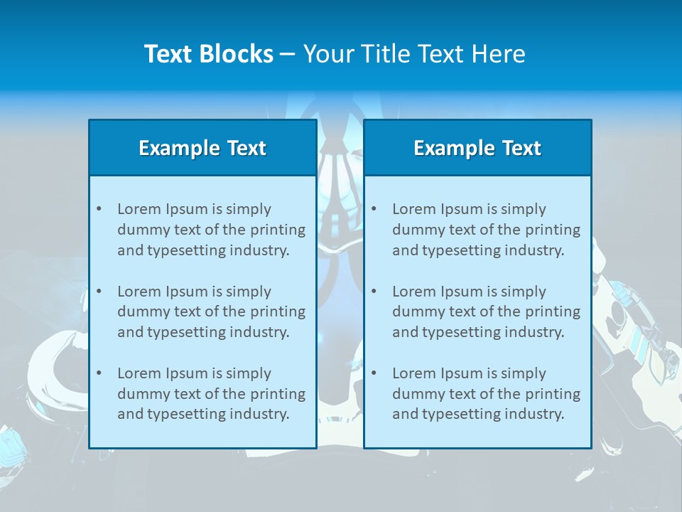 Female Cyborg PowerPoint Template