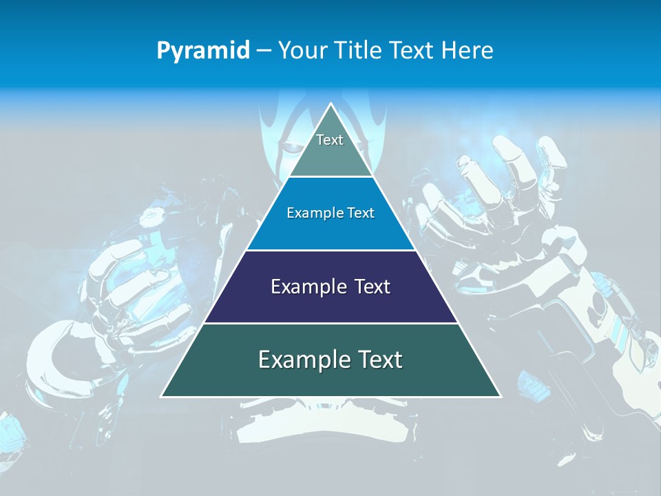 Female Cyborg PowerPoint Template