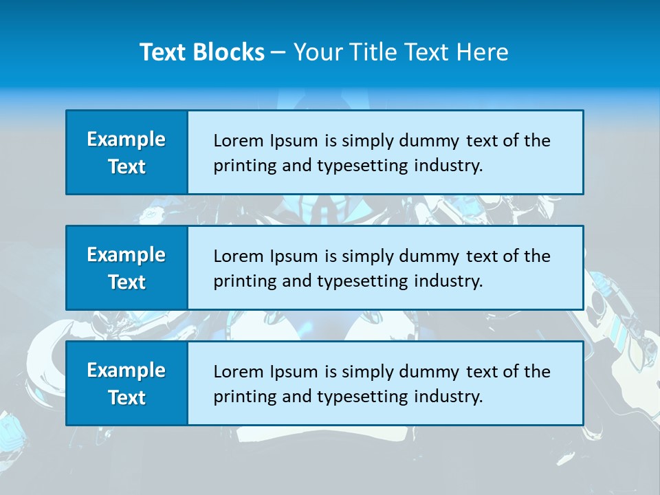 Female Cyborg PowerPoint Template